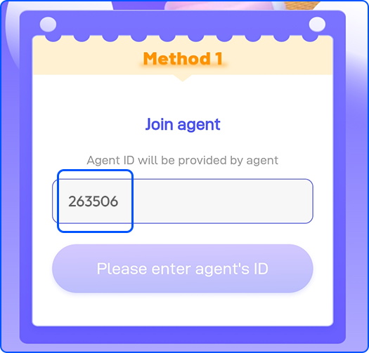 Invite the host through Agency ID