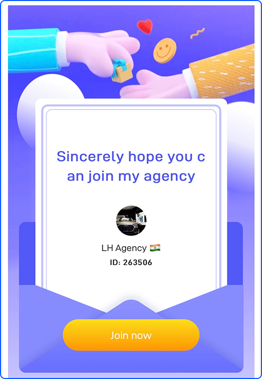 Join to poppo live agency