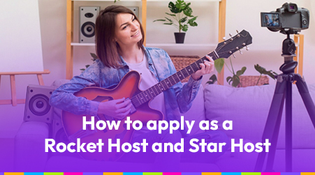 Join as star and rocket host