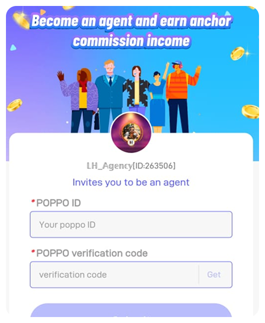 Open the Agency Registration Link