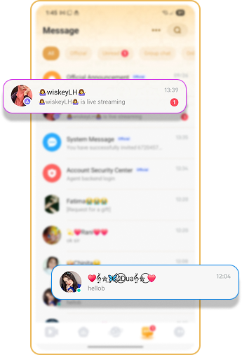 Poppo private message